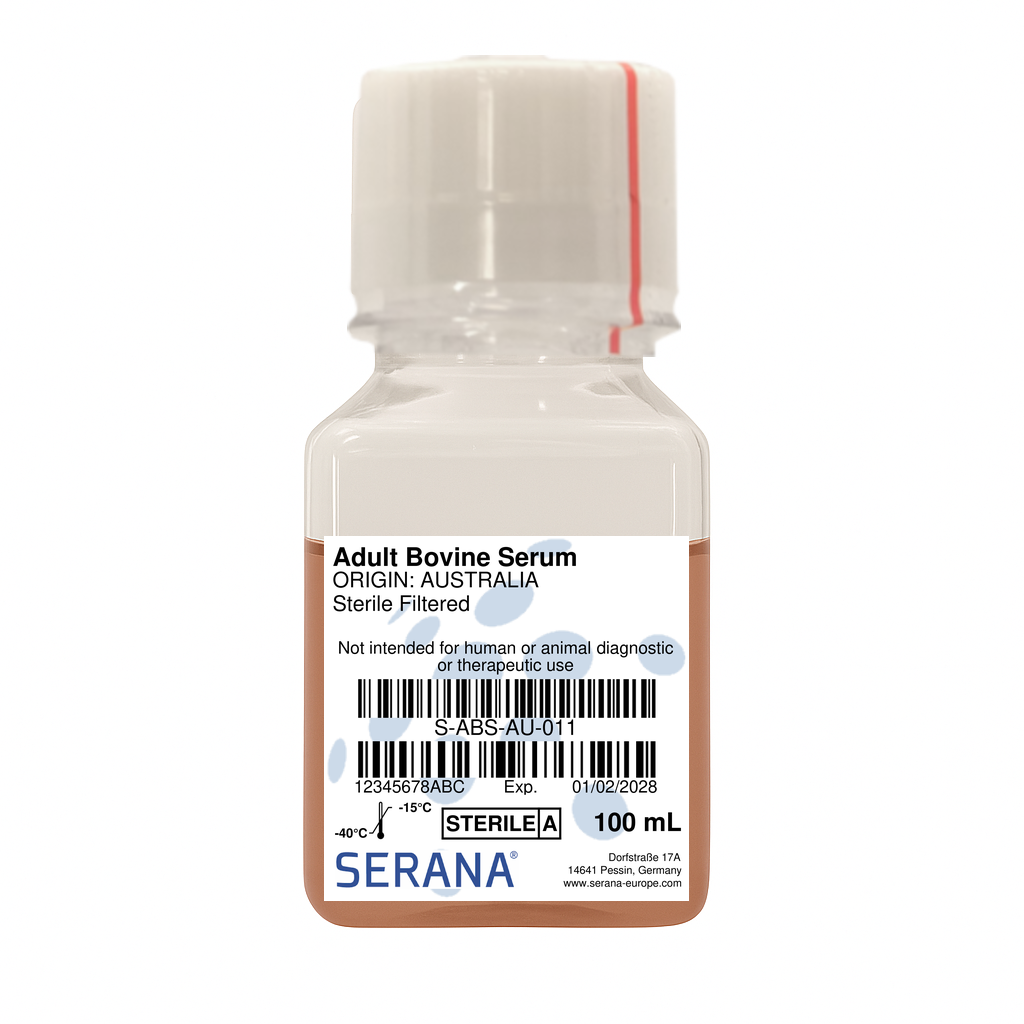 Adult Bovine Serum, Australia, Sterile Filtered, 100 ml