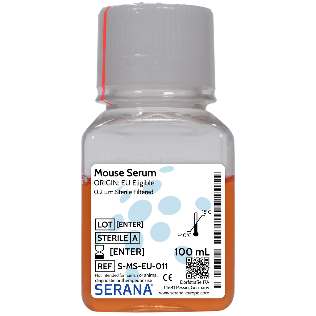 Mouse Serum, EU Approved, Sterile Filtered, 100 ml