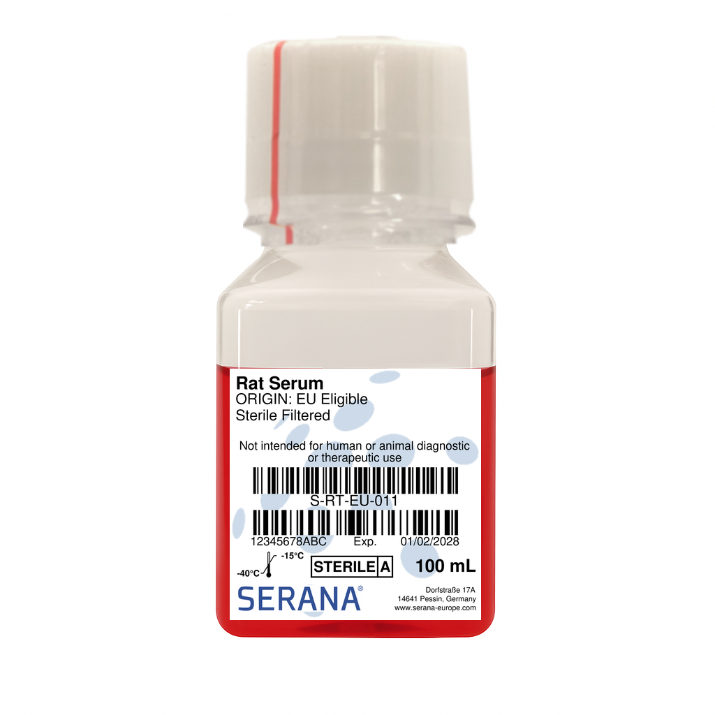 Rat Serum, EU Approved, Sterile Filtered, 100 ml