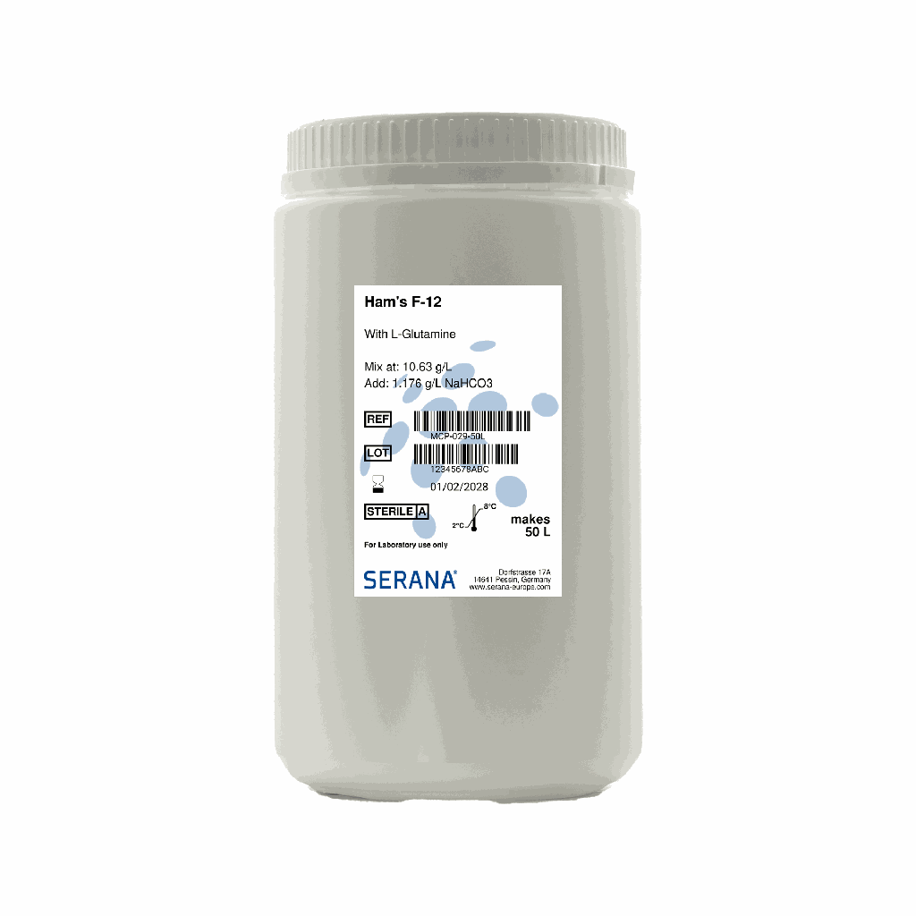 Ham's F-12, Powder, makes 50 L