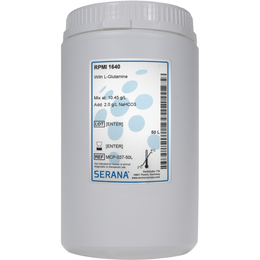 RPMI 1640, Powder, makes 50 L