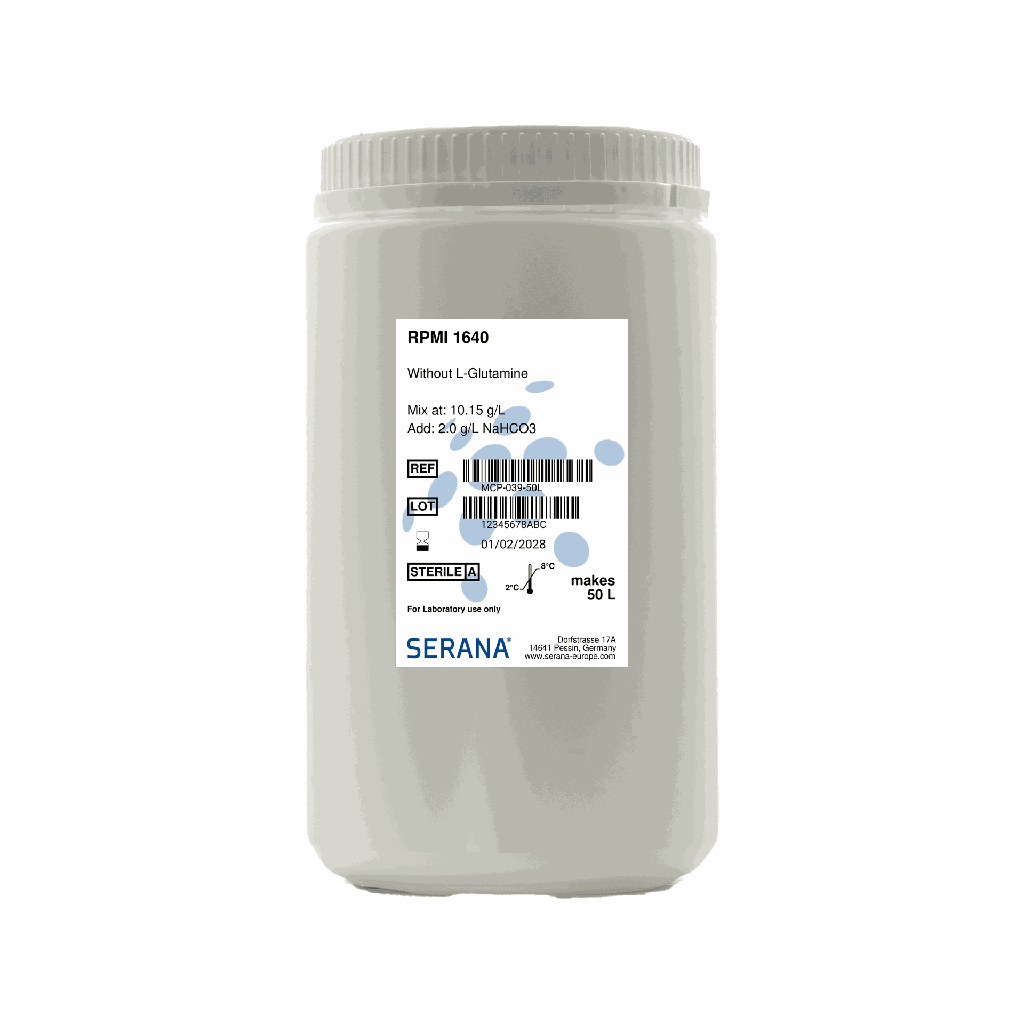RPMI 1640, Powder, makes 50 L