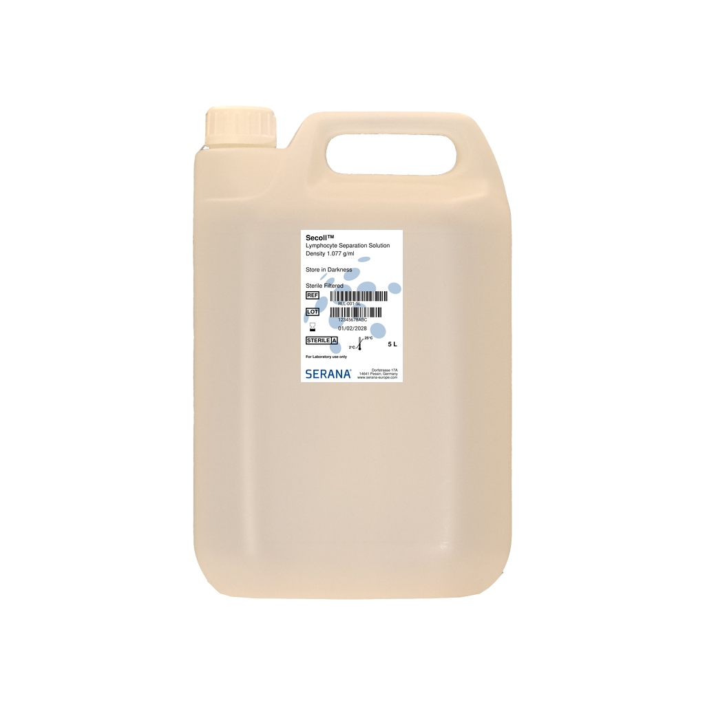 Secoll™ Lymphocyte Separation Media, Sterile Filtered, 5 L