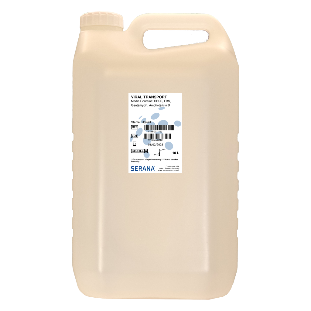 Viral Transport Media, Sterile Filtered, 10 L