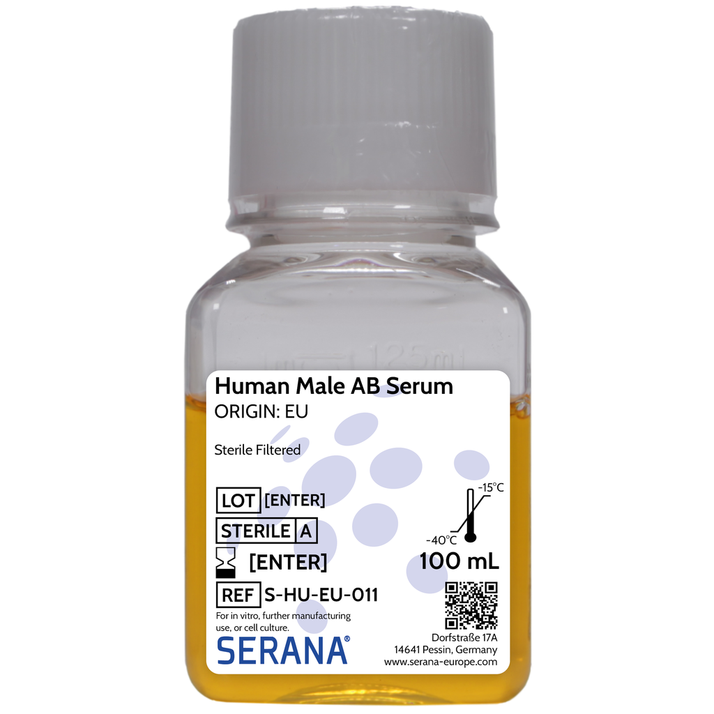Human Serum, Sterile Filtered, 100 ml
