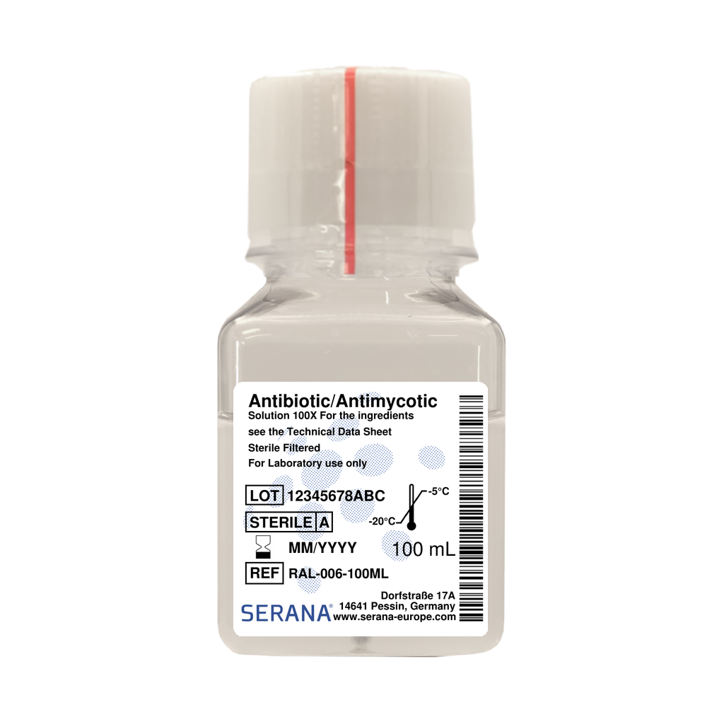 Antibiotic/Antimycotic Solution (100x), Sterile Filtered, 100 ml