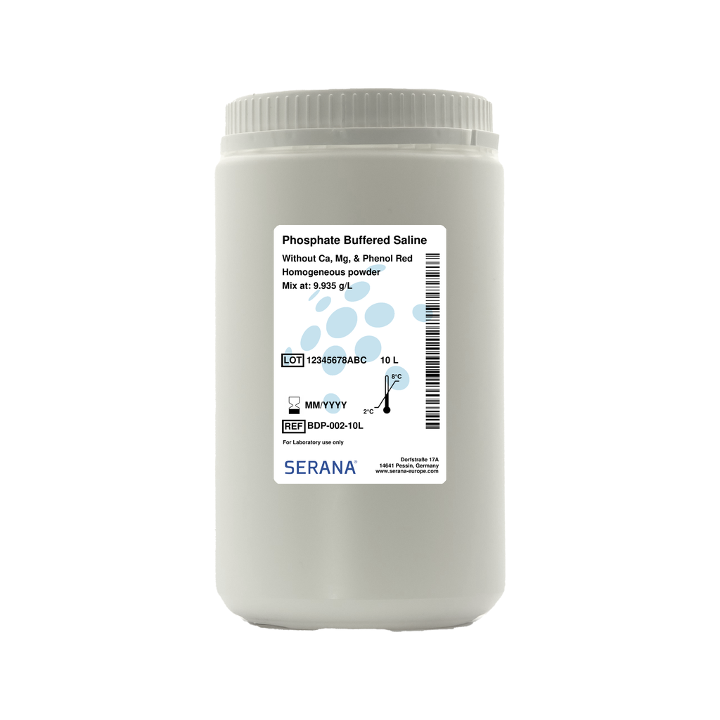 Dulbecco's PBS, Powder, makes 10 L
