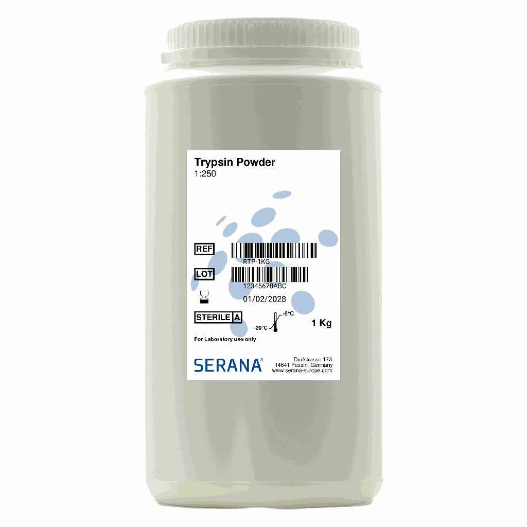 Trypsin Powder, 1:250, Powder, 1 kg