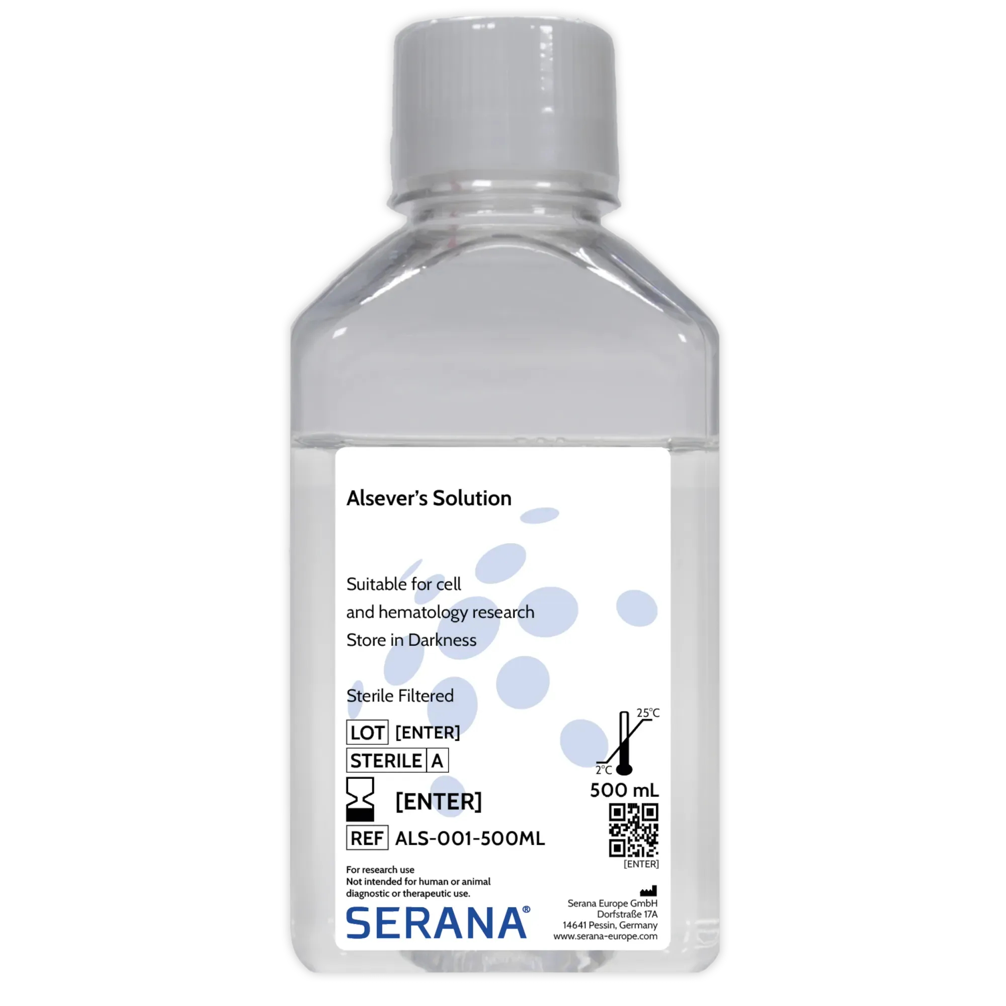 Alsever´s Solution, Sterile Filtered, 500 ml