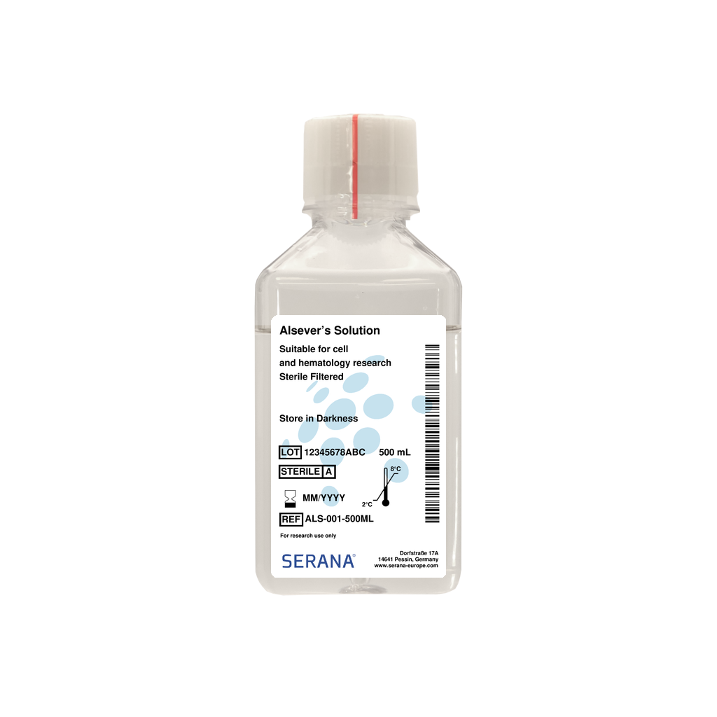 Alsever´s Solution, Sterile Filtered, 500 ml