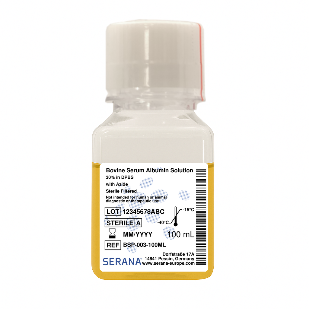 Bovine Serum Albumin Solution 30% with Azide, 100 ml