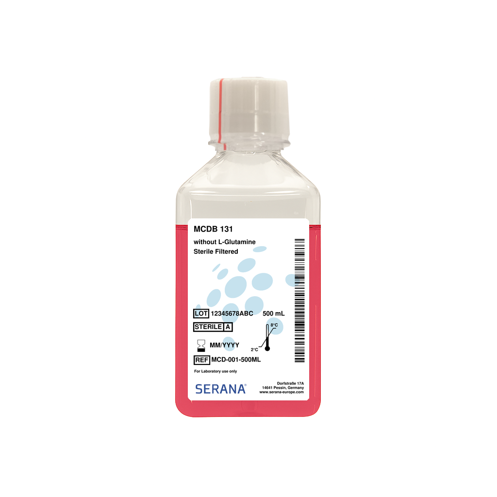 MCDB 131, Sterile Filtered, 500 ml