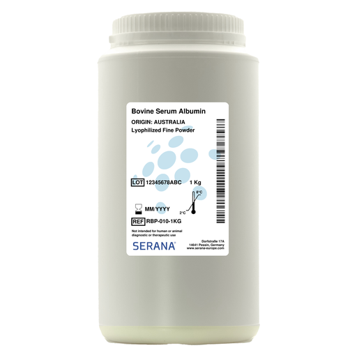 [RBP-010-1KG] Bovine Serum Albumin, Australia, Powder, 1 kg