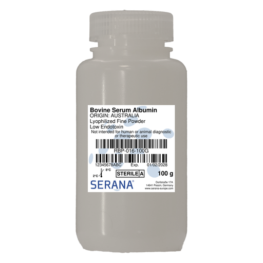 [RBP-016-100G] Bovine Serum Albumin, Australia, Powder, 100 g
