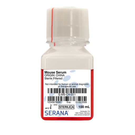 [S-MS-CH-011] Mouse Serum, China, Sterile Filtered, 100 ml