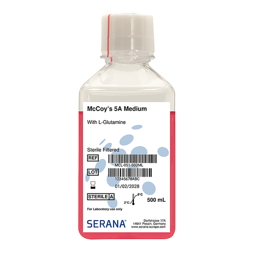 [MCL-051-500ML] McCoy's 5A Medium, Sterile Filtered, 500 ml