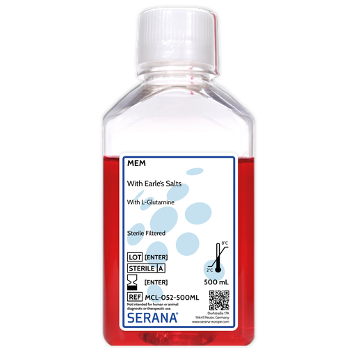 [MCL-052-500ML] Minimal Essential Medium (MEM), Sterile Filtered, 500 ml