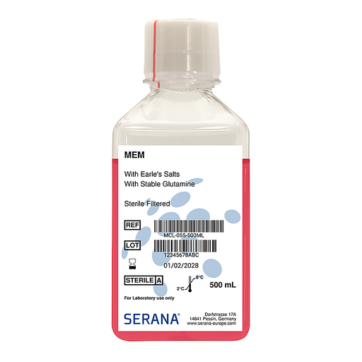 [MCL-055-500ML] Minimal Essential Medium (MEM), Sterile Filtered, 500 ml