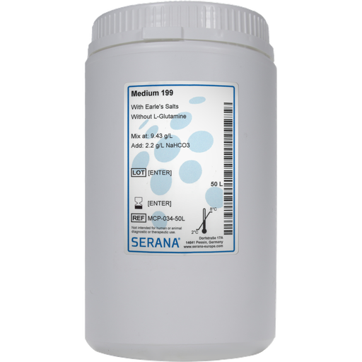 [MCP-034-50L] Medium 199, Powder, makes 50 L