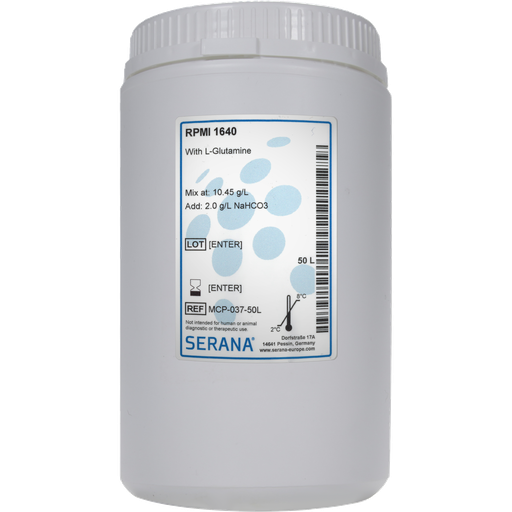 [MCP-037-50L] RPMI 1640, Powder, makes 50 L