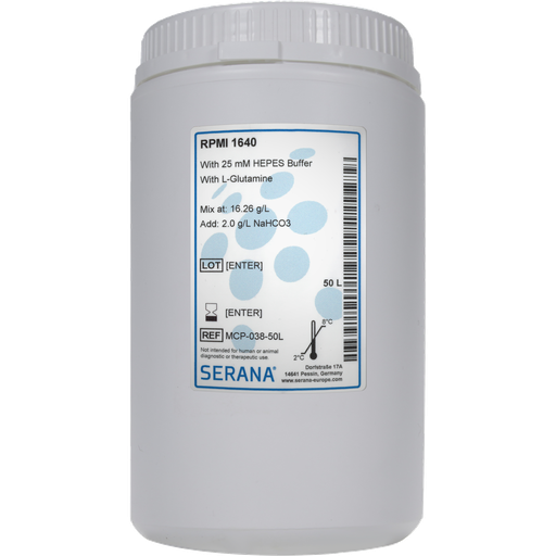 [MCP-038-50L] RPMI 1640, Powder, makes 50 L