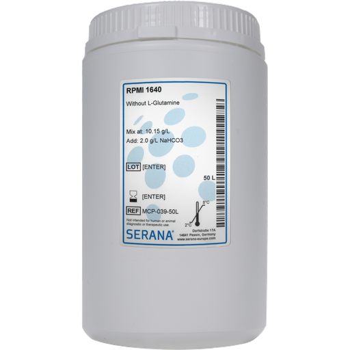 [MCP-039-50L] RPMI 1640, Powder, makes 50 L