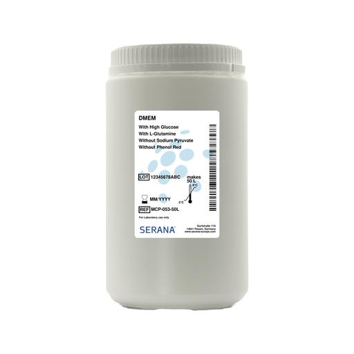 [MCP-053-50L] Dulbecco's Modified Eagle's Media (DMEM), Powder, makes 50 L