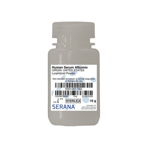 [HSA-001-10G] Human Serum Albumin, Powder, 10 g