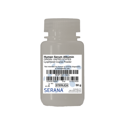 [RHP-001-50G] Human Serum Albumin, Powder, 50 g