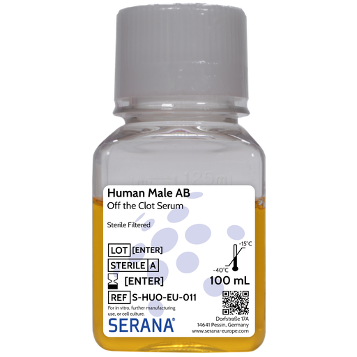 [S-HUO-EU-011] Human Serum, Sterile Filtered, 100 ml