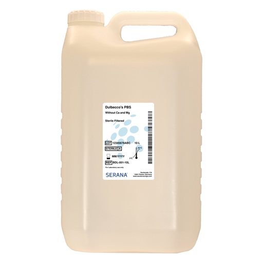 [BDL-001-10L] Dulbecco's PBS, Sterile Filtered, 10 L