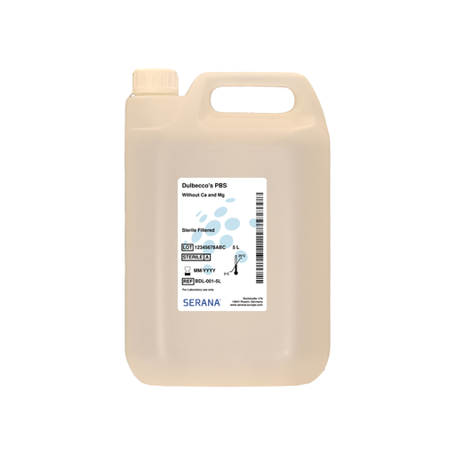 [BDL-001-5L] Dulbecco's PBS, Sterile Filtered, 5 L