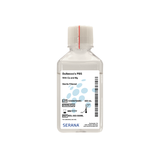 [BDL-003-500ML] Dulbecco's PBS, Sterile Filtered, 500 ml
