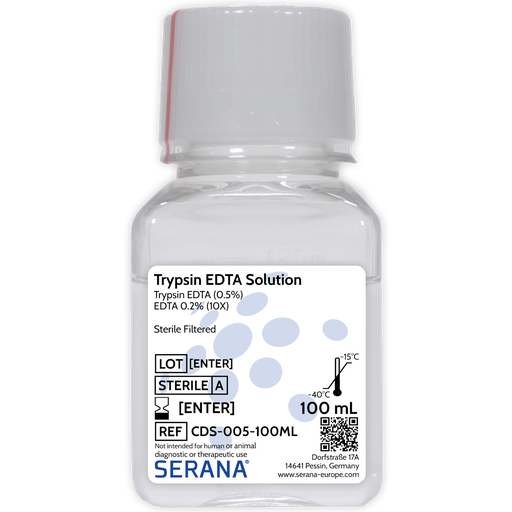 [CDS-005-100ML] Trypsin-EDTA Solution, Sterile Filtered, 100 ml