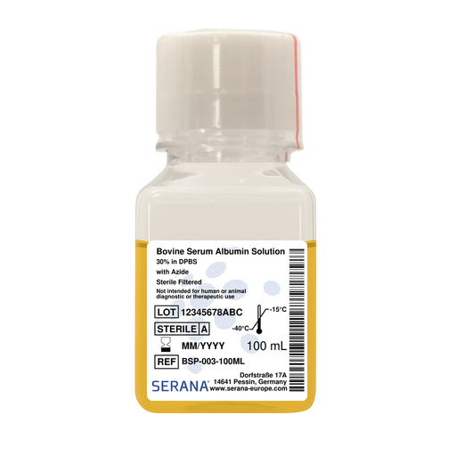 [BSP-003-100ML] Bovine Serum Albumin Solution 30% with Azide, 100 ml