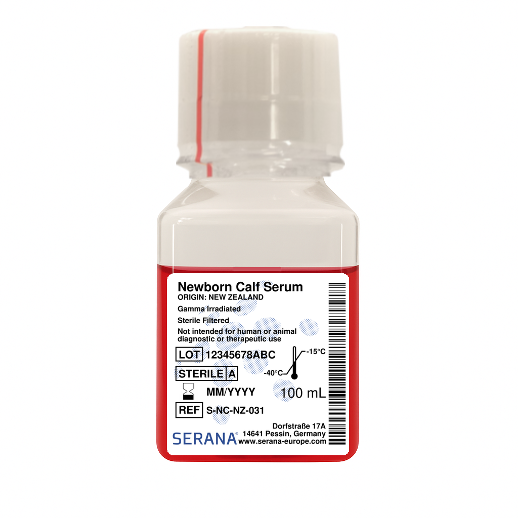 Newborn Calf Serum, New Zealand, Gamma Irradiated, 100 ml