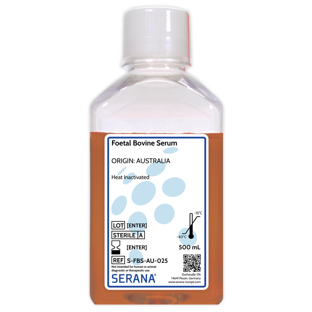 Fetal Bovine Serum, Australia, Heat Inactivated, 500 ml
