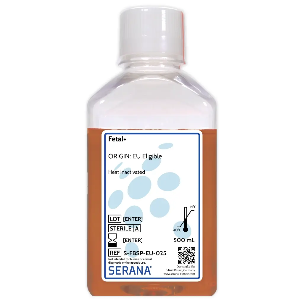 Fetal+, EU Approved, Heat Inactivated, 500 ml