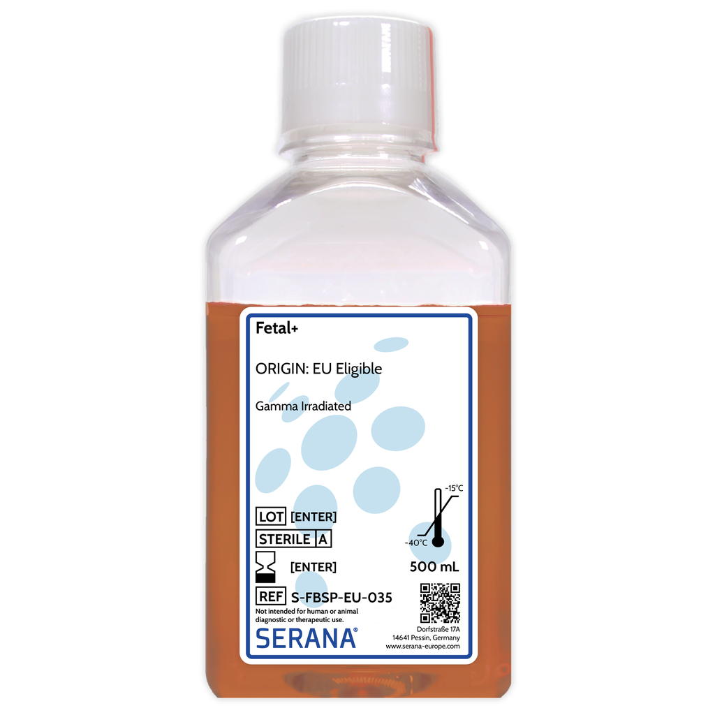 Fetal+, EU Approved, Gamma Irradiated, 500 ml