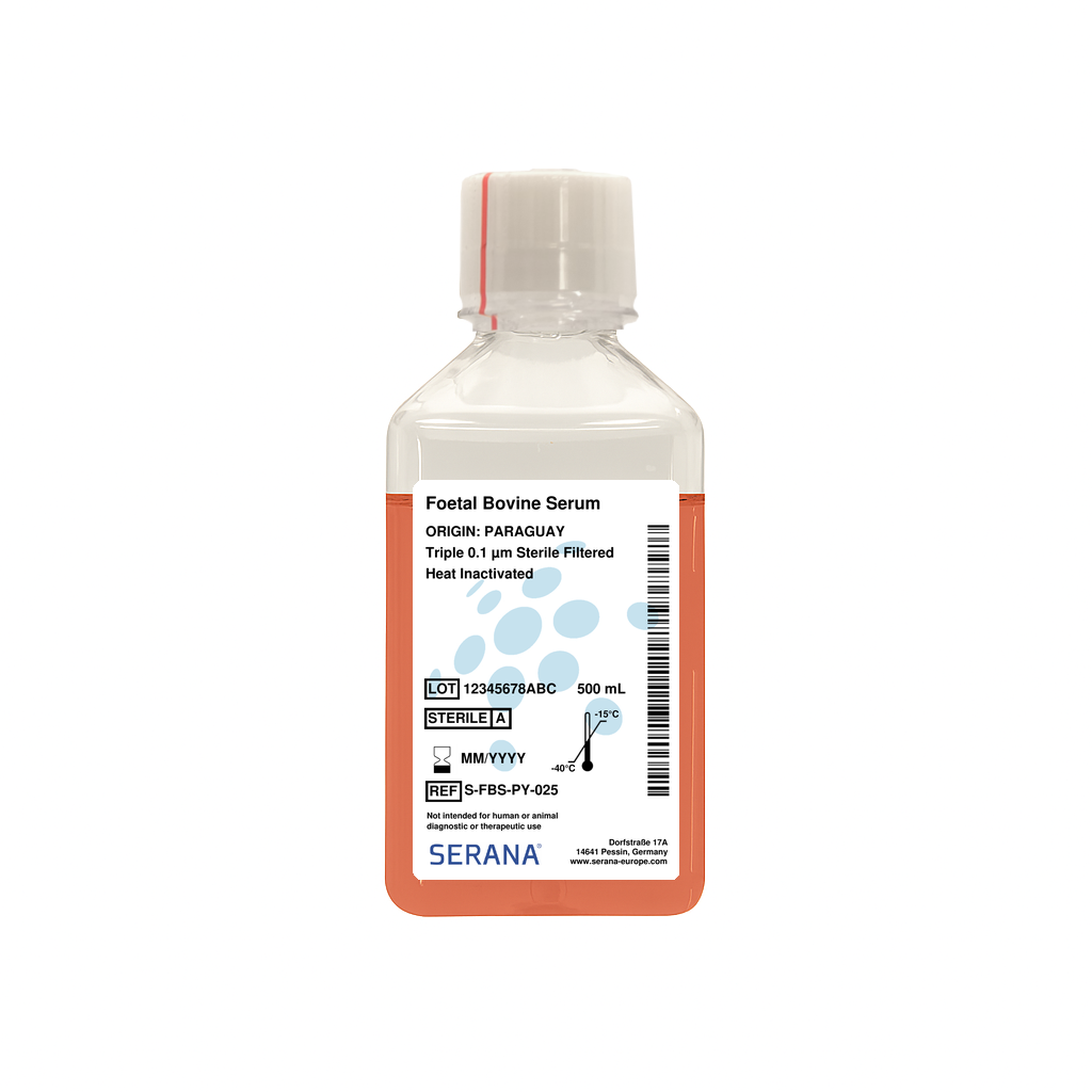 Fetal Bovine Serum, Paraguay, Heat Inactivated, 500 ml