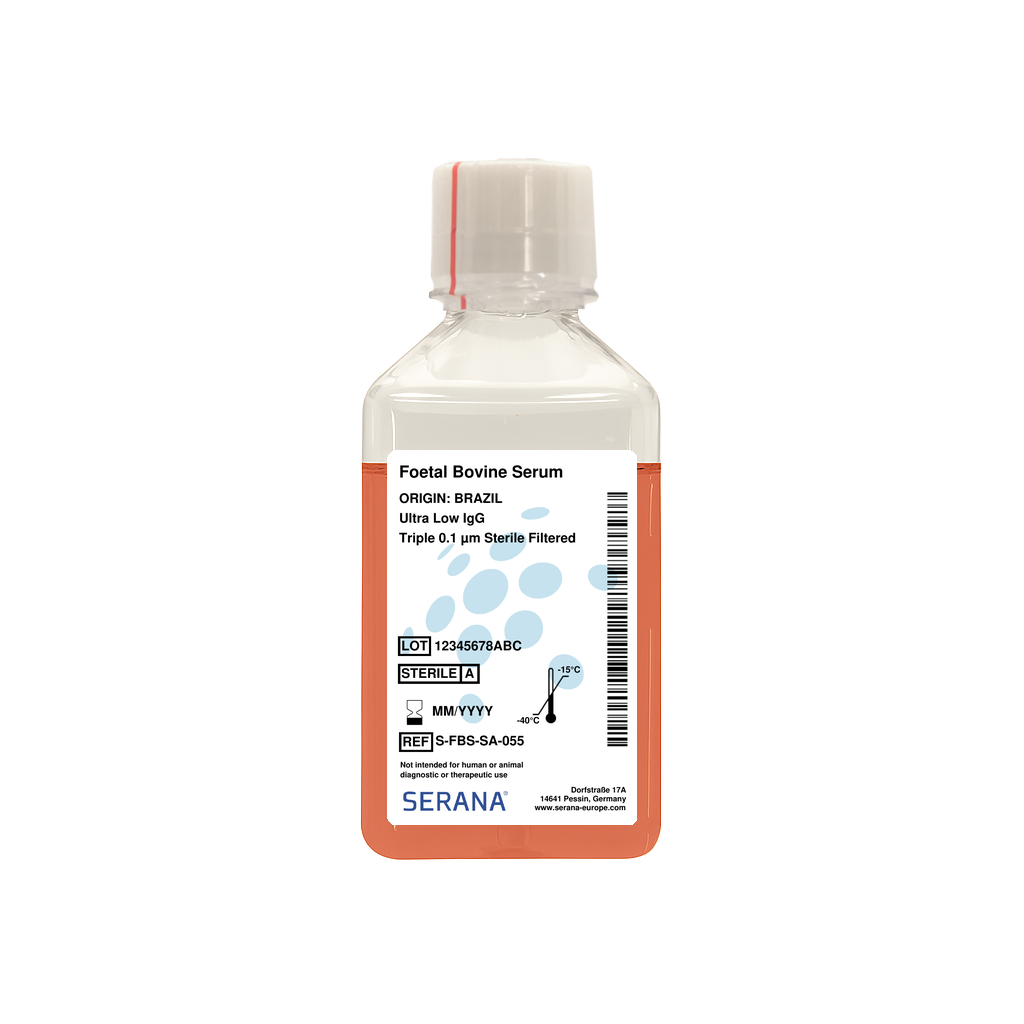 Fetal Bovine Serum, Brazil, Ultra Low IgG, 500 ml