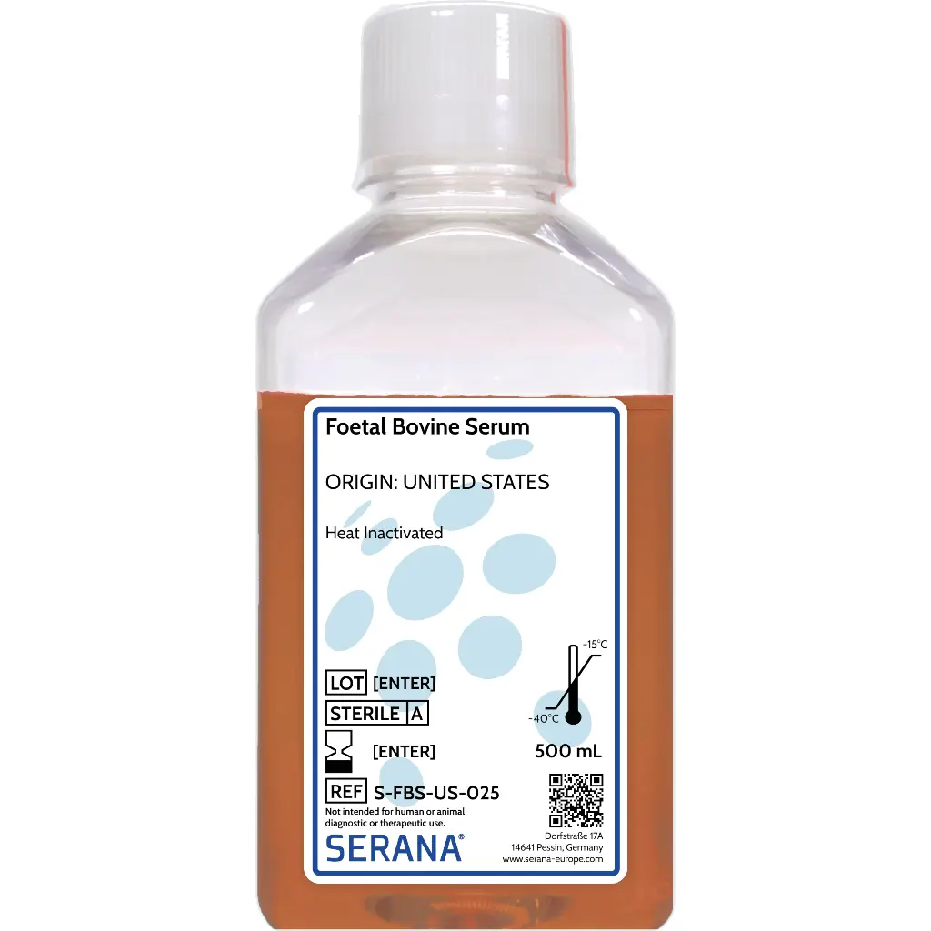 Fetal Bovine Serum, United States, Heat Inactivated, 500 ml
