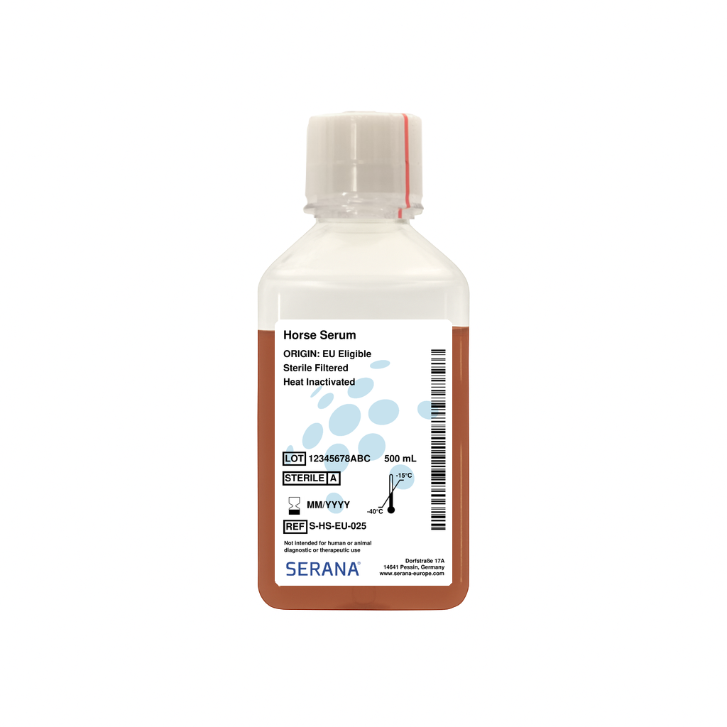 Horse Serum, EU Approved, Heat Inactivated, 500 ml