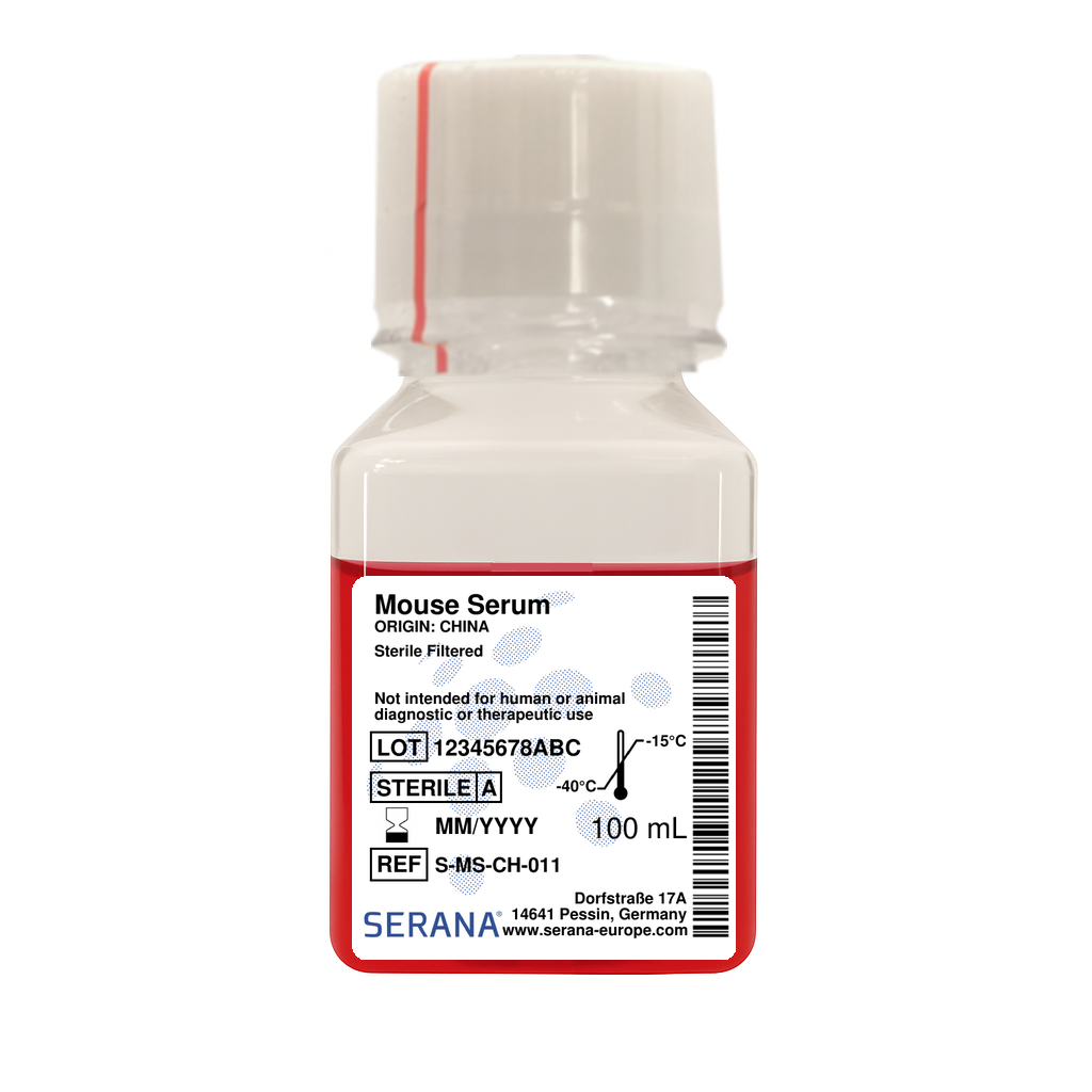 Mouse Serum, China, Sterile Filtered, 100 ml