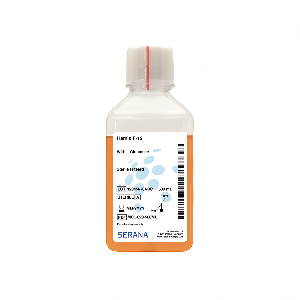 Ham's F-12, Sterile Filtered, 500 ml