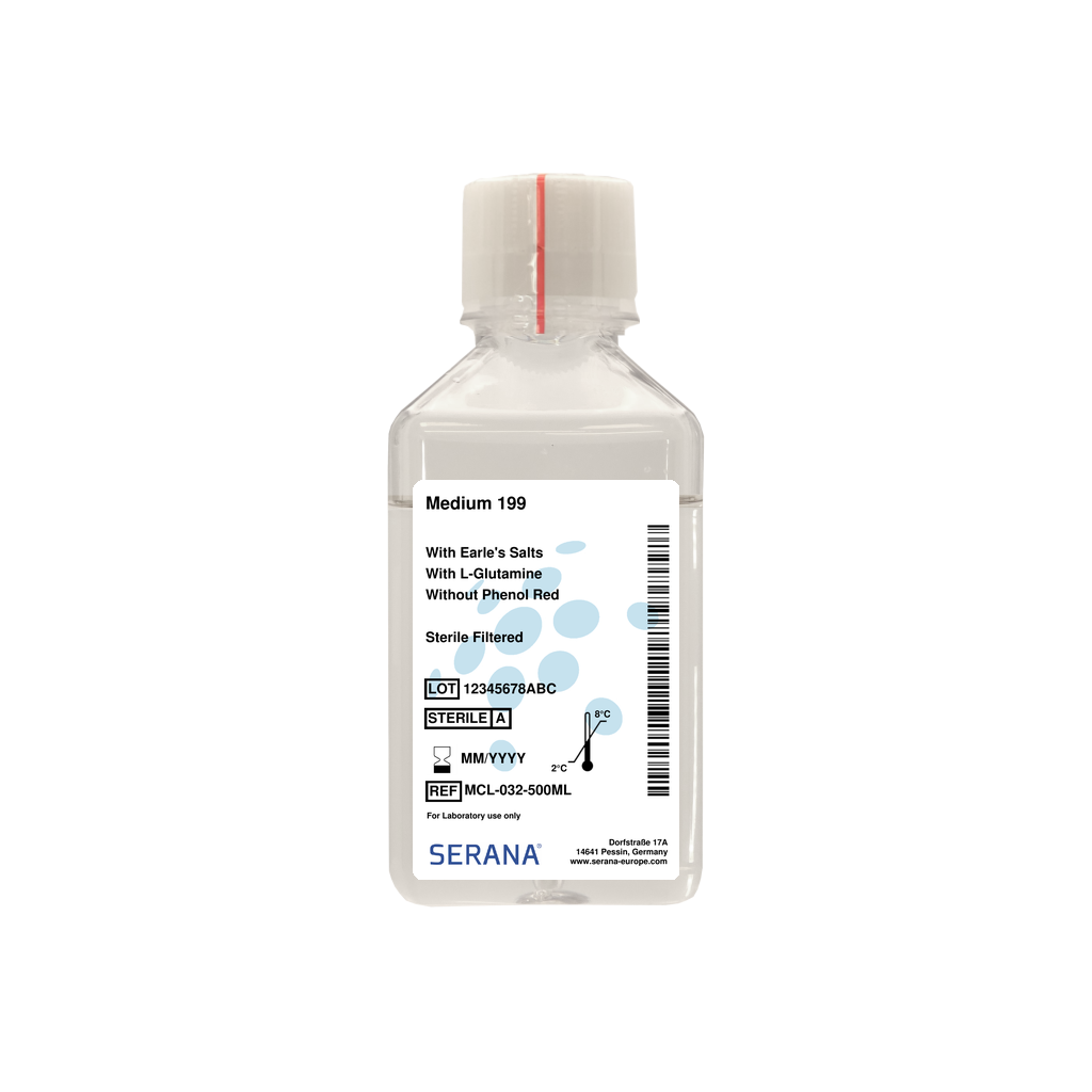 Medium 199, Sterile Filtered, 500 ml
