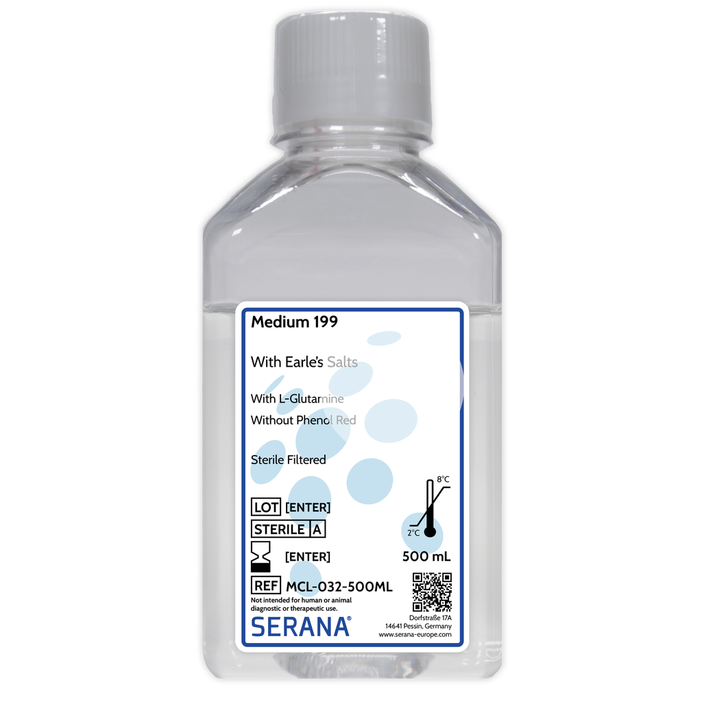 Medium 199, Sterile Filtered, 500 ml