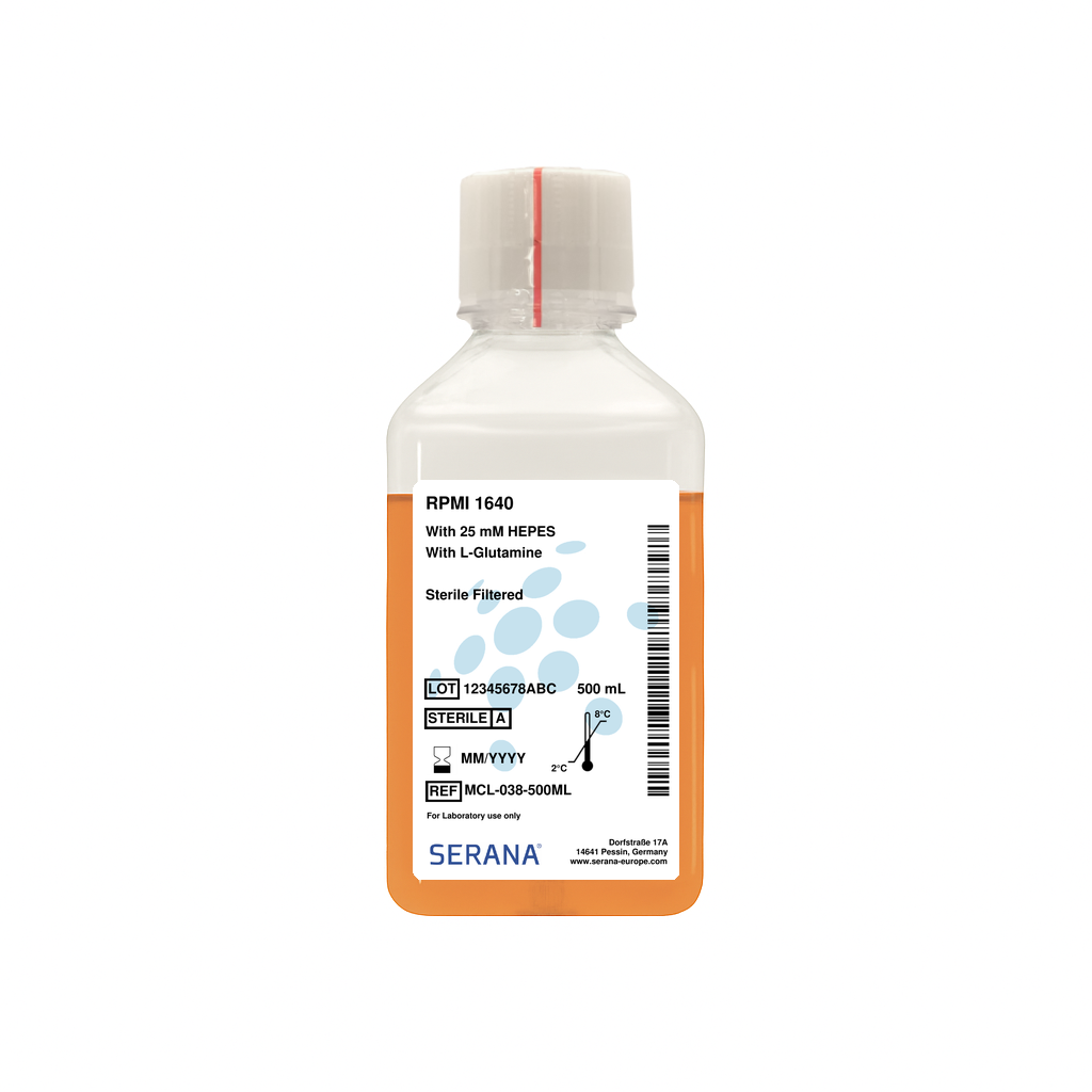 RPMI 1640, Sterile Filtered, 500 ml