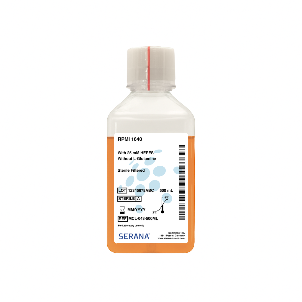 RPMI 1640, Sterile Filtered, 500 ml