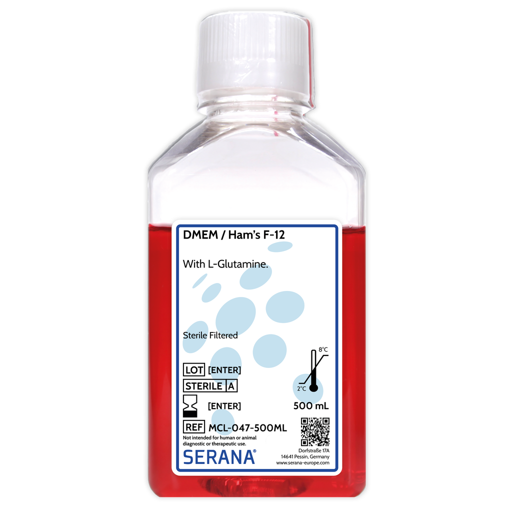 DMEM / Ham's F-12, Sterile Filtered, 500 ml